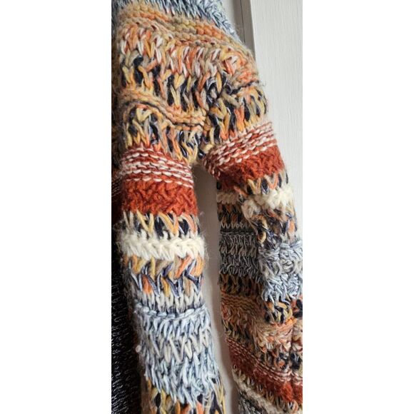 Anthropologie Knitted & knotted XS Michela sweater cardigan chunky wool blend - Picture 7 of 12